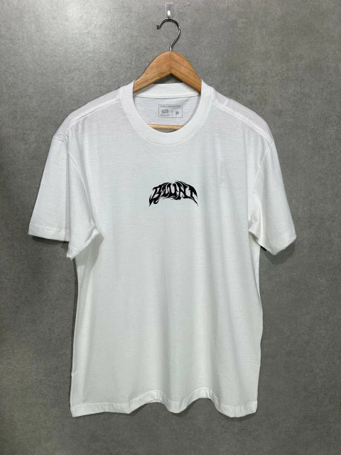 Camiseta Blunt Lettering New White
