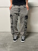 Calça Cargo Double Stone Black