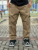 Calça Cargo Rip Stop Wats World Bege
