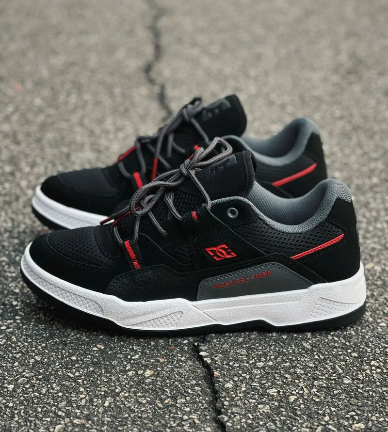 Tênis dc construct imp black red