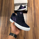 Tênis dc shoes chelsea tx w navy/white/lilac
