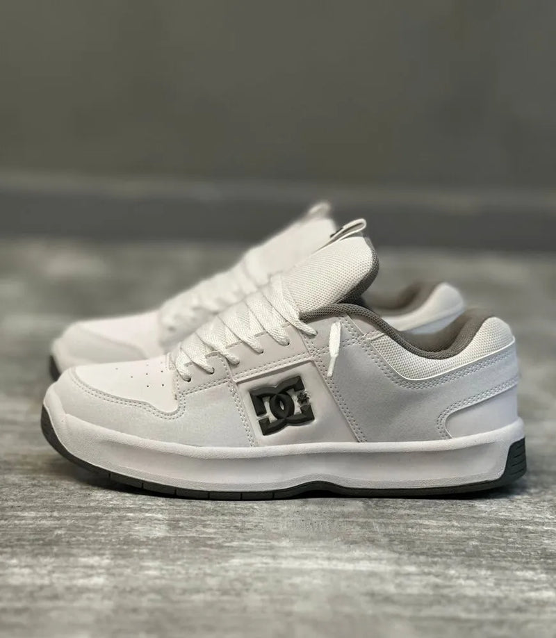 Tênis dc shoes lynx zero white/white/grey