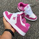 Tênis dc shoes manteca 4 pink white