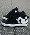 Tênis dc shoes new court graffik sd black white