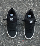Tênis dc shoes new court graffik sd black white