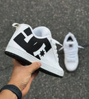 Tênis dc shoes new court graffik sd white black