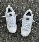 Tênis dc shoes new court graffik sd white black