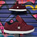 Tênis dc shoes union la white/wine/white