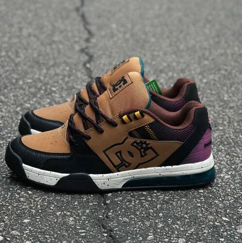 Tênis dc shoes versatile le black/brown/brown