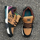 Tênis dc shoes versatile le black/brown/brown