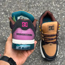 Tênis dc shoes versatile le black/brown/brown