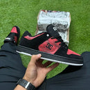 Tênis dc shoes x deadpool manteca 4 black/red