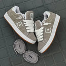Tênis qix Combat suede cinza/branco/natural 0020
