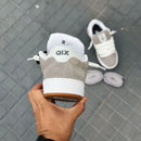 Tênis qix Combat suede cinza/branco/natural 0020