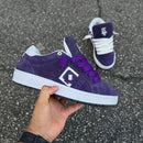 Tênis qix combat suede roxo/branco 0020