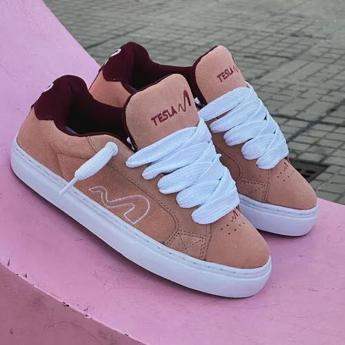 Tênis tesla Hertz salmon